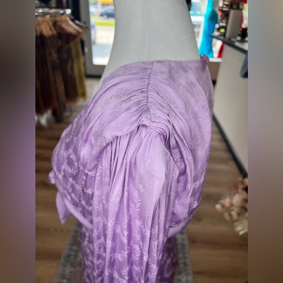 Lovers and Friends Elaine Mini Dress in Lilac Purple - Picture 6 of 11